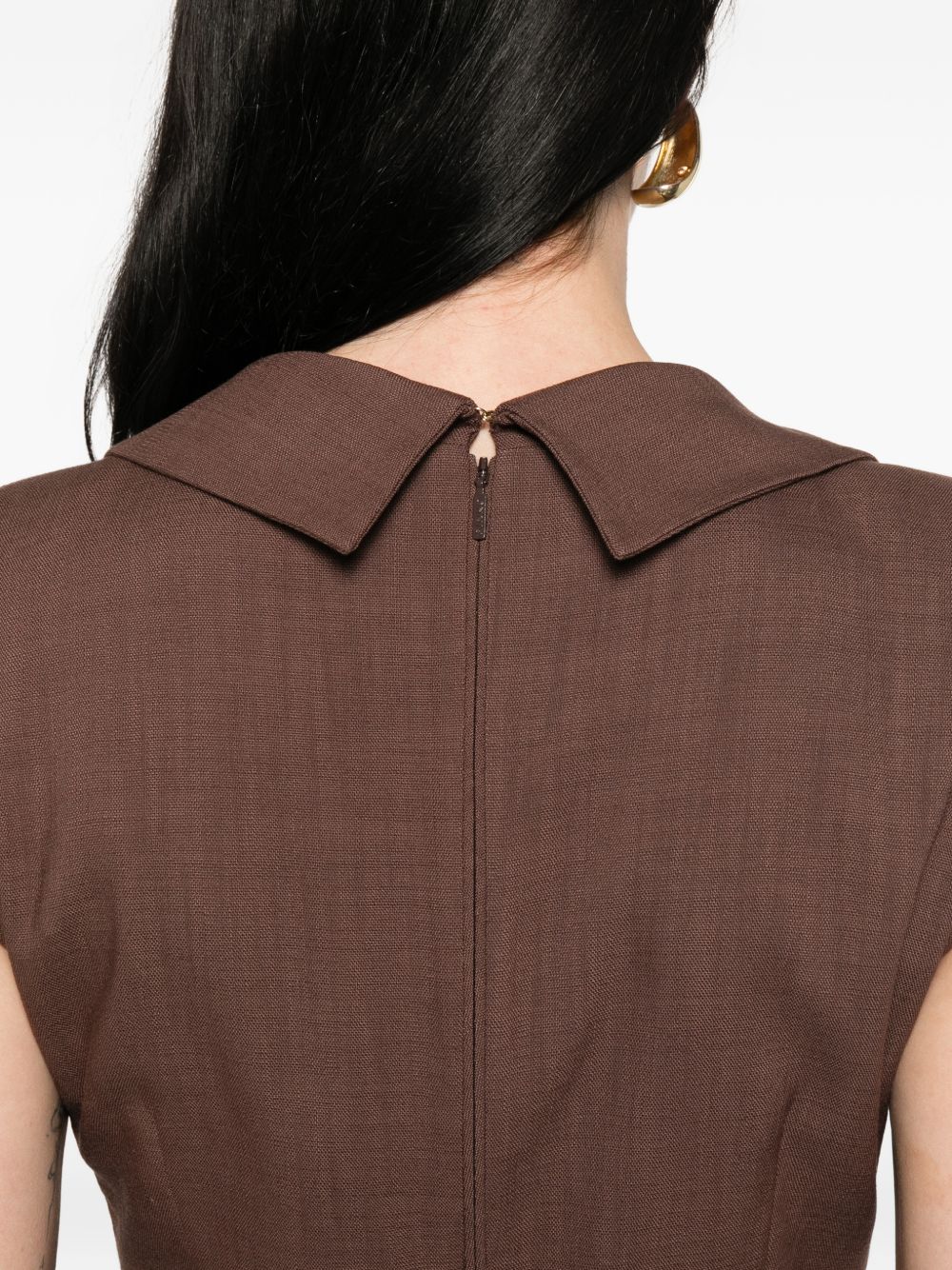 Pinko Dresses Marrone Terra Vi Pl Ea