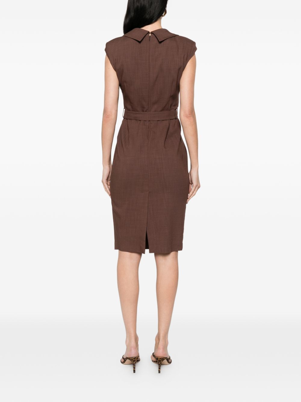 Pinko Dresses Marrone Terra Vi Pl Ea