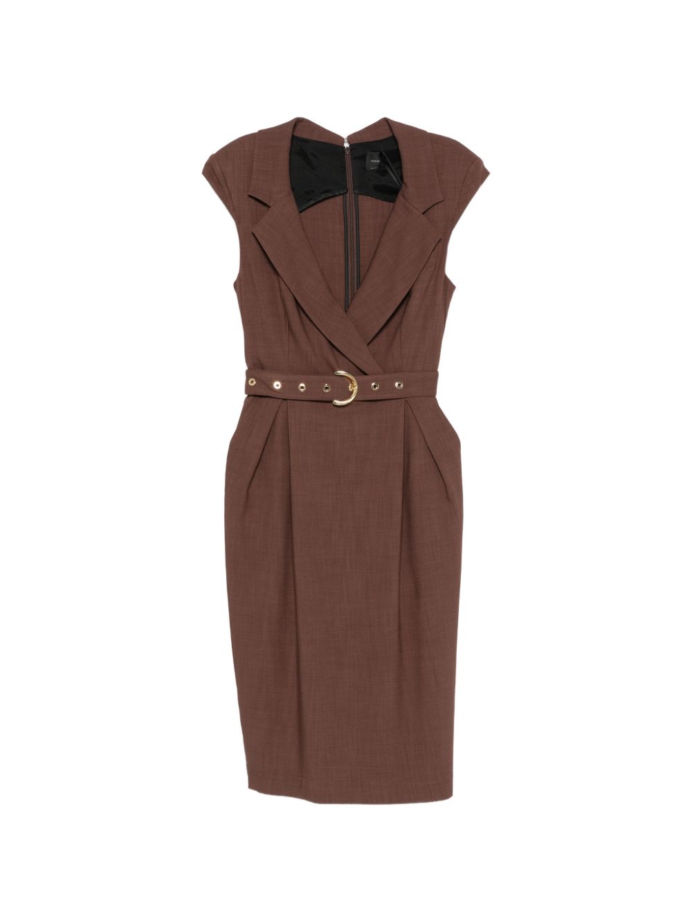 Pinko Dresses Marrone Terra Vi Pl Ea
