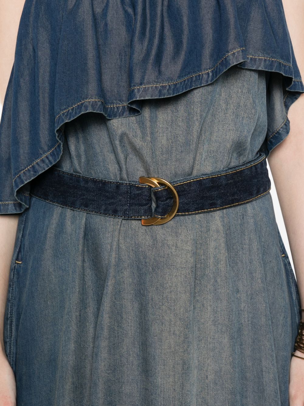 Pinko Dresses Denim Medio-scuro