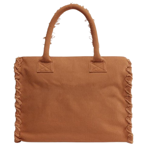 Pinko Bags Camel Canvas Exterior