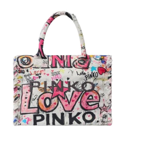 Pinko Bags White Multicolor