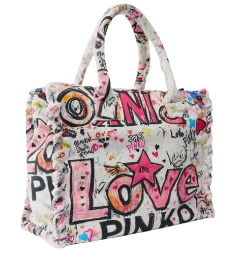 Pinko Bags White Multicolor