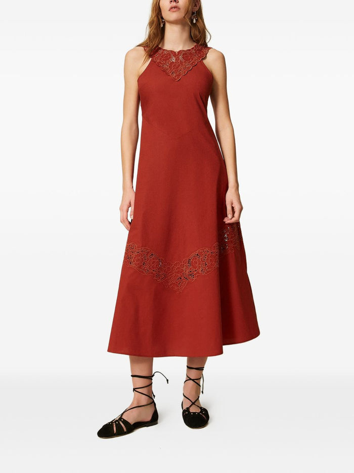 Twin-set Dresses Brown Henna