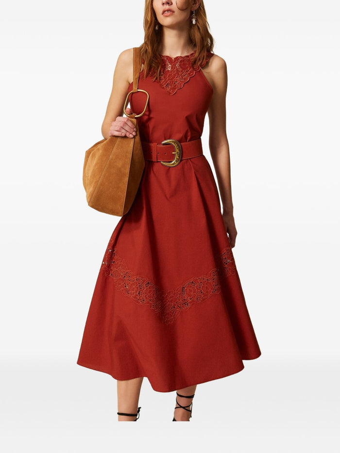 Twin-set Dresses Brown Henna