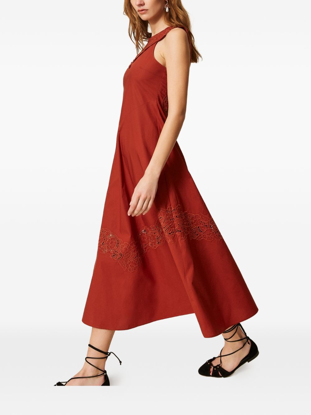Twin-set Dresses Brown Henna