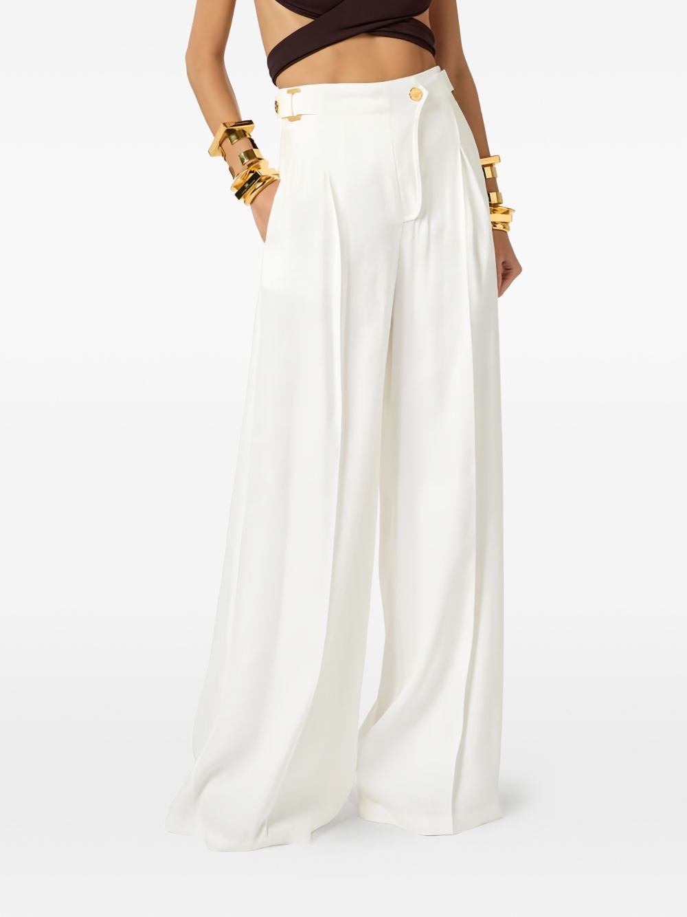 Elisabetta Franchi Trousers Ivory