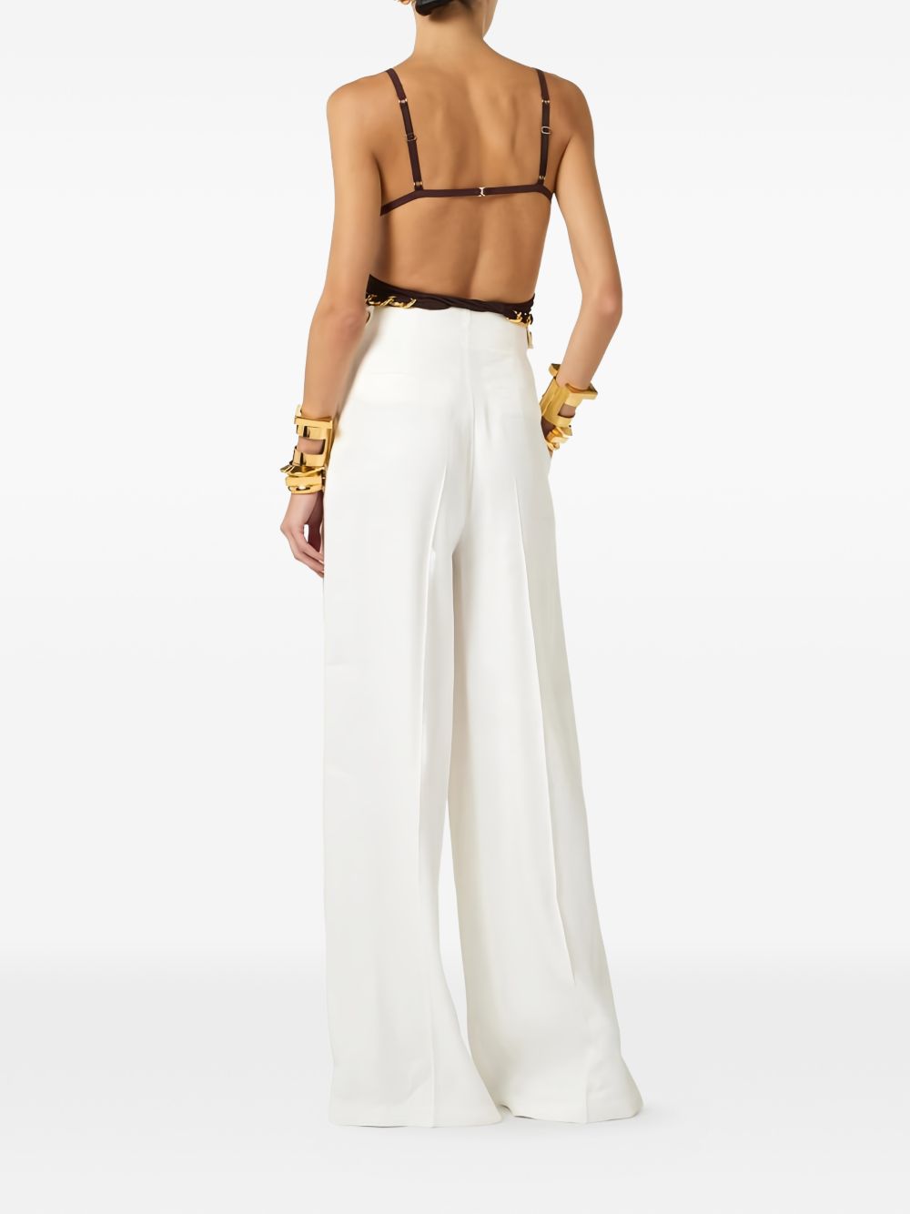 Elisabetta Franchi Trousers Ivory