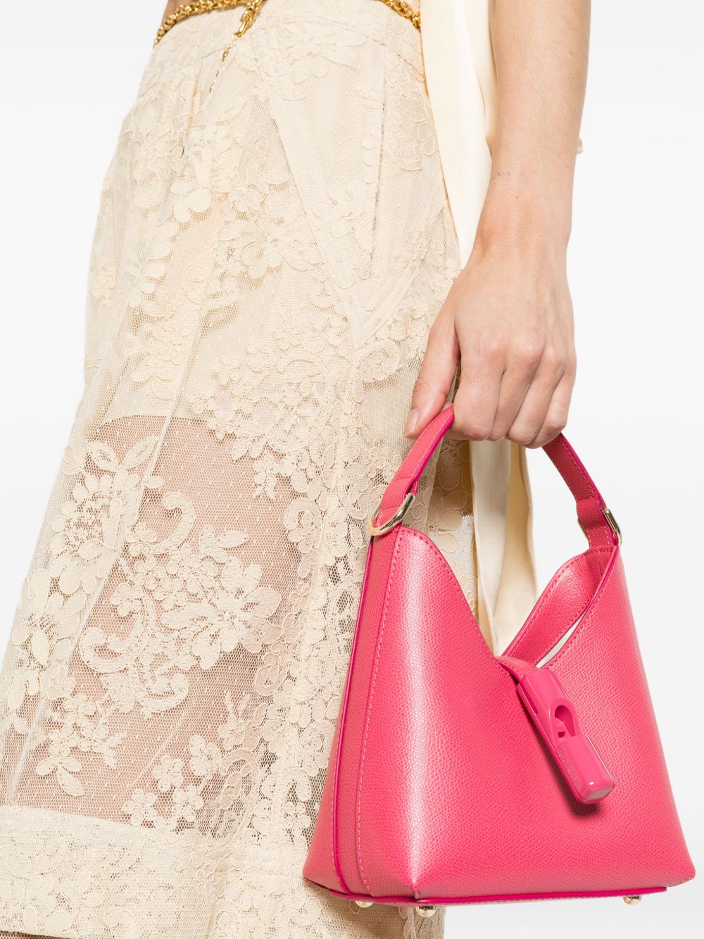 Furla Bags Velvet Pink Lea Poliuretano