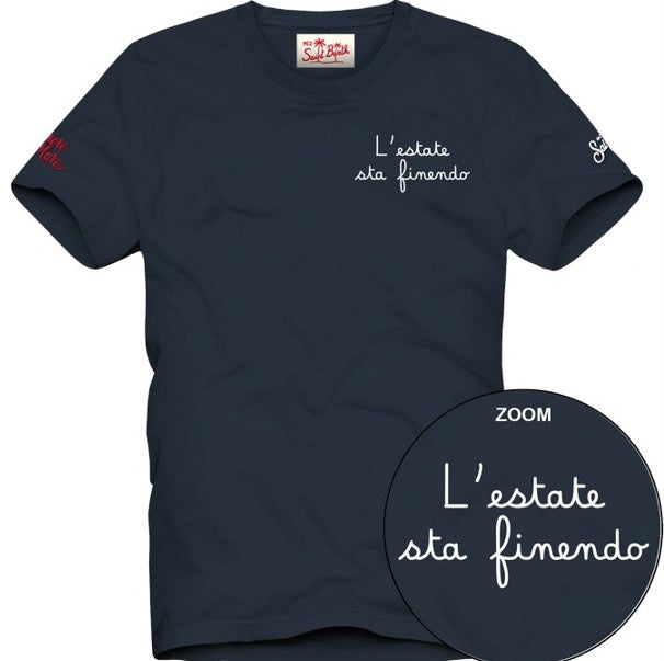 Saint Barth T-shirts and Polos Navy Blue