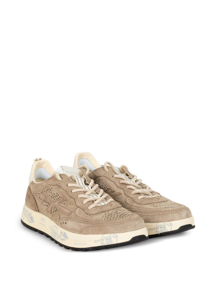 Premiata Flat shoes Taupe Suede