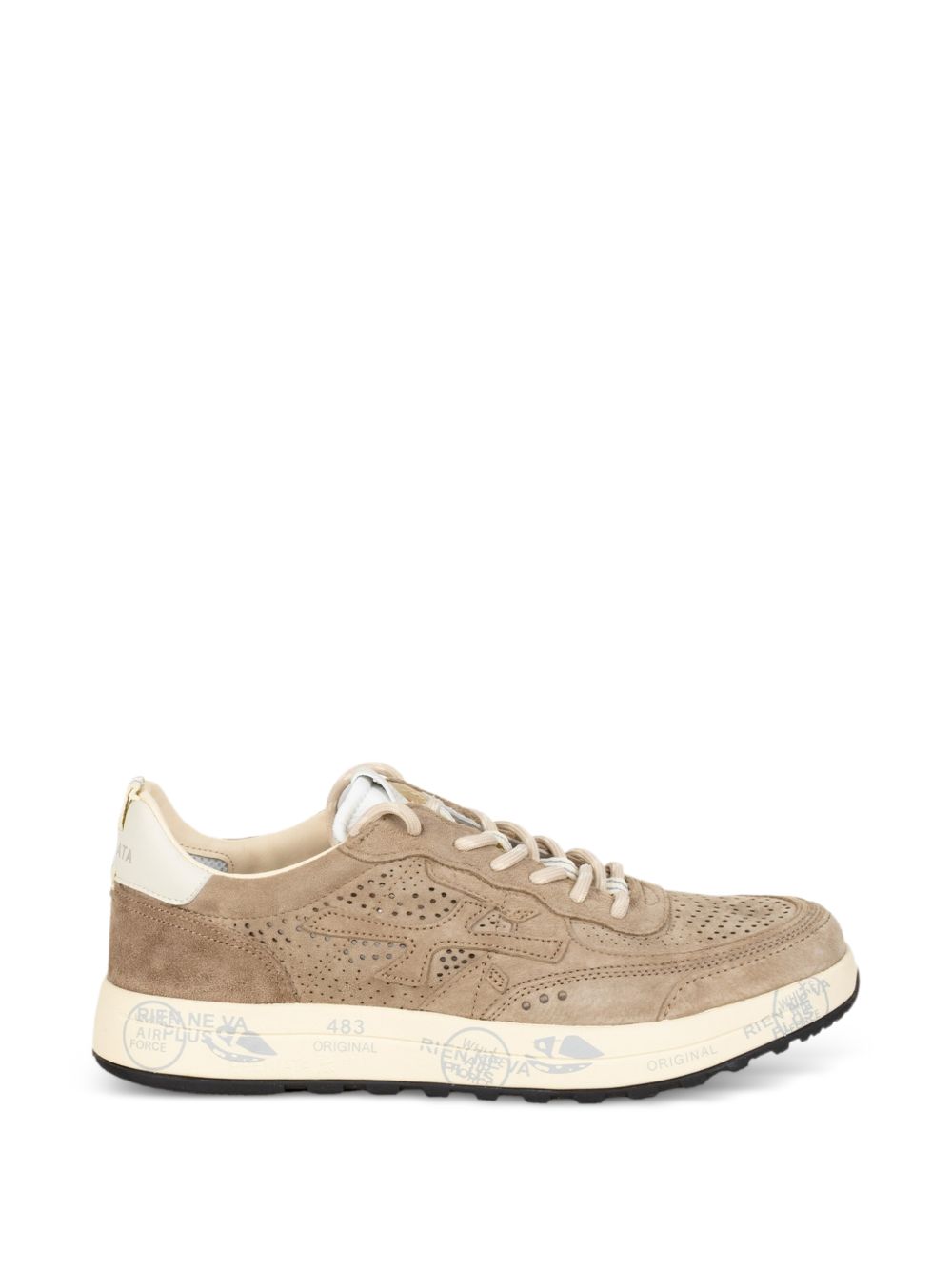 Premiata Flat shoes Taupe Suede