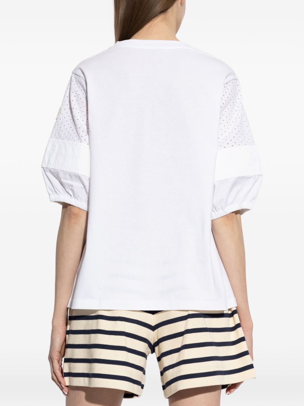Moncler T-shirts and Polos White