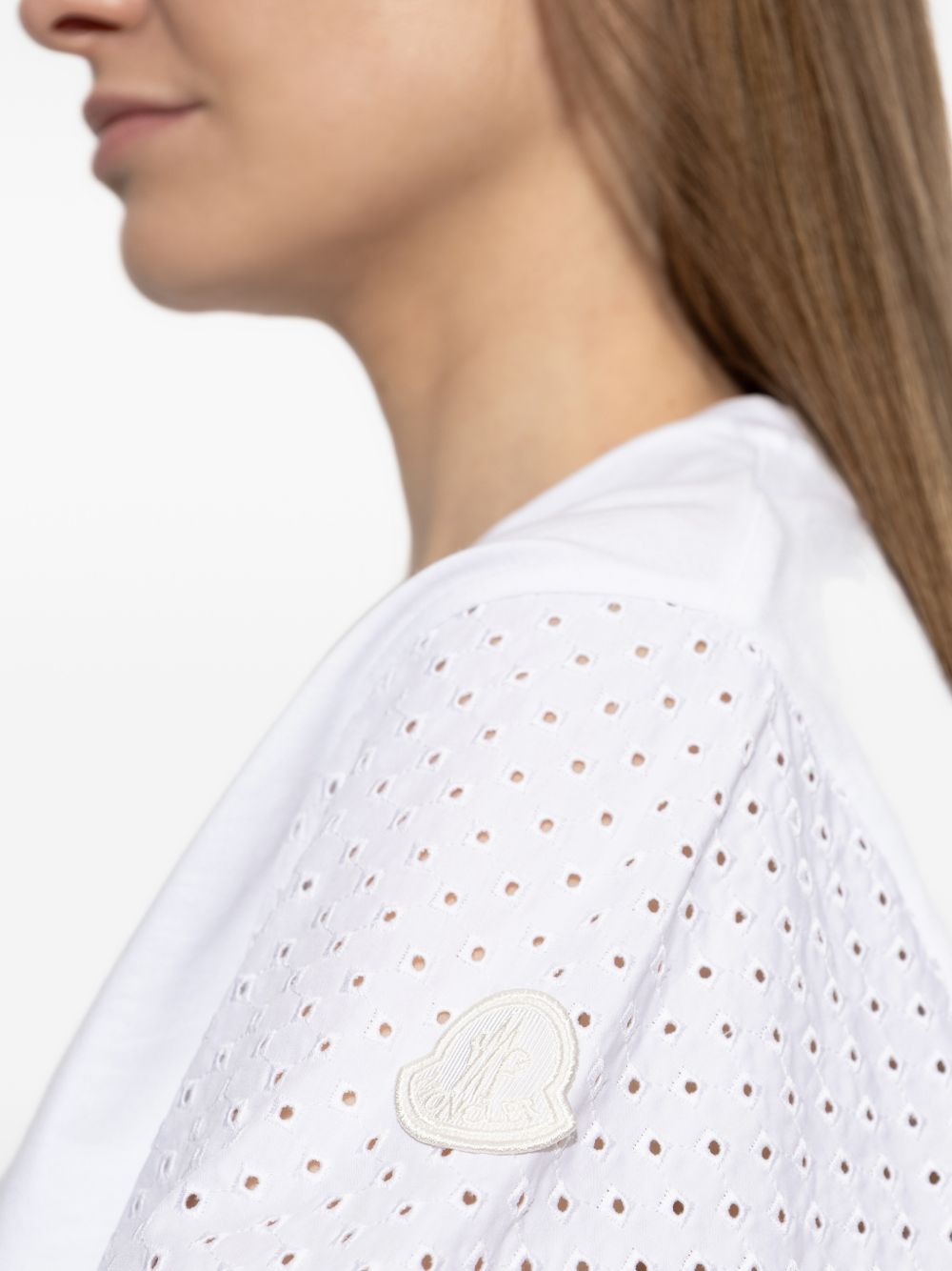 Moncler T-shirts and Polos White