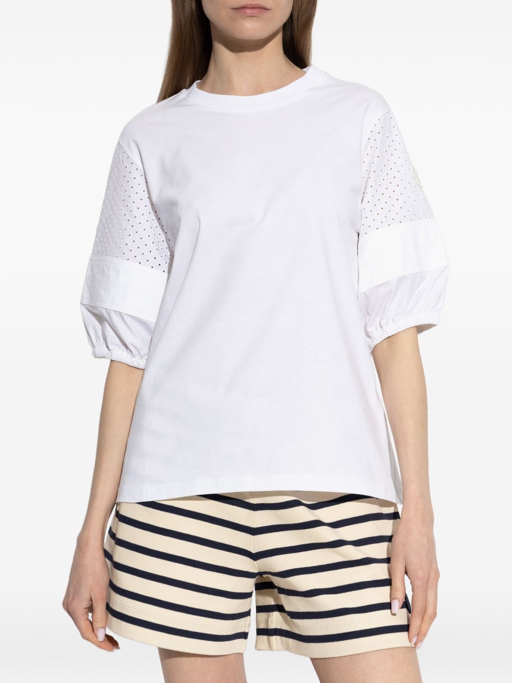 Moncler T-shirts and Polos White