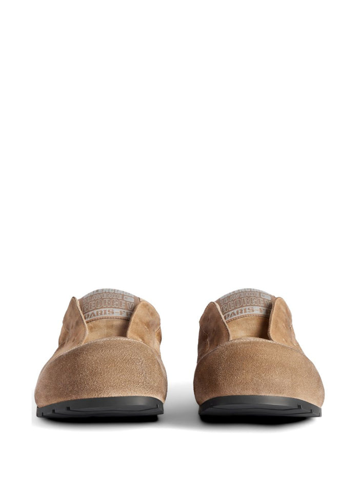 Balenciaga Flat shoes Beige Suede Upper