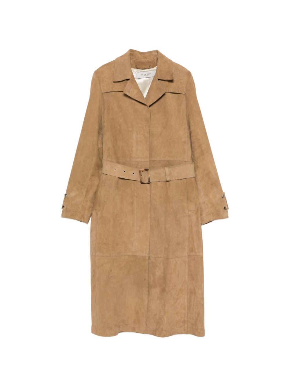 Golden Goose Coats Mellow Buff Suede Leather