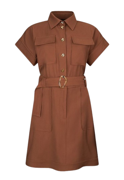 Liu Jo Black Dresses Brown