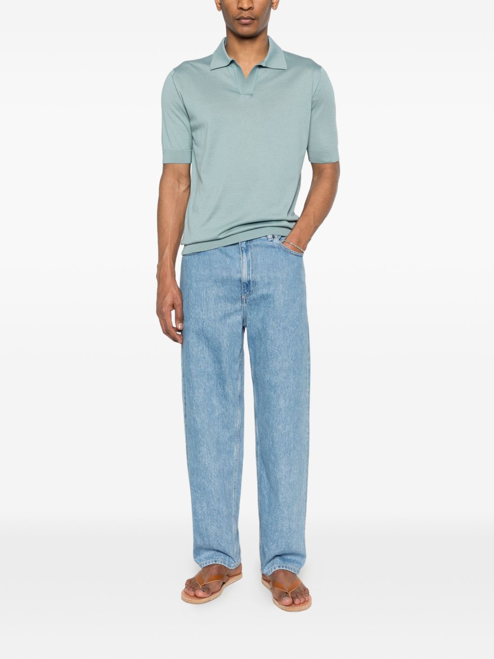 Lardini T-shirts and Polos Sage Green