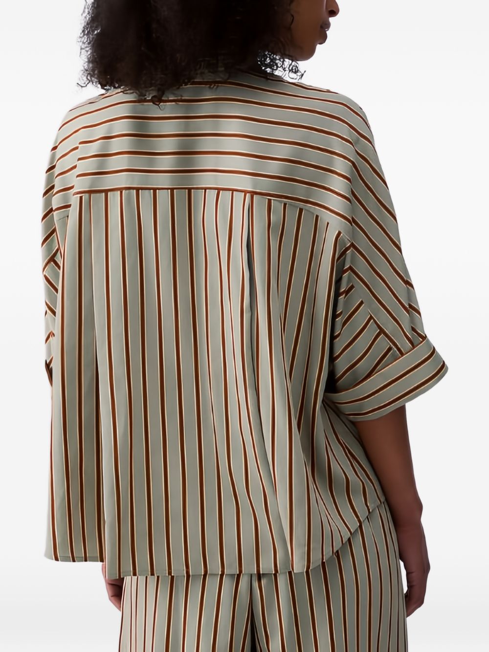 LIU JO BLACK Shirts Green/tabacco