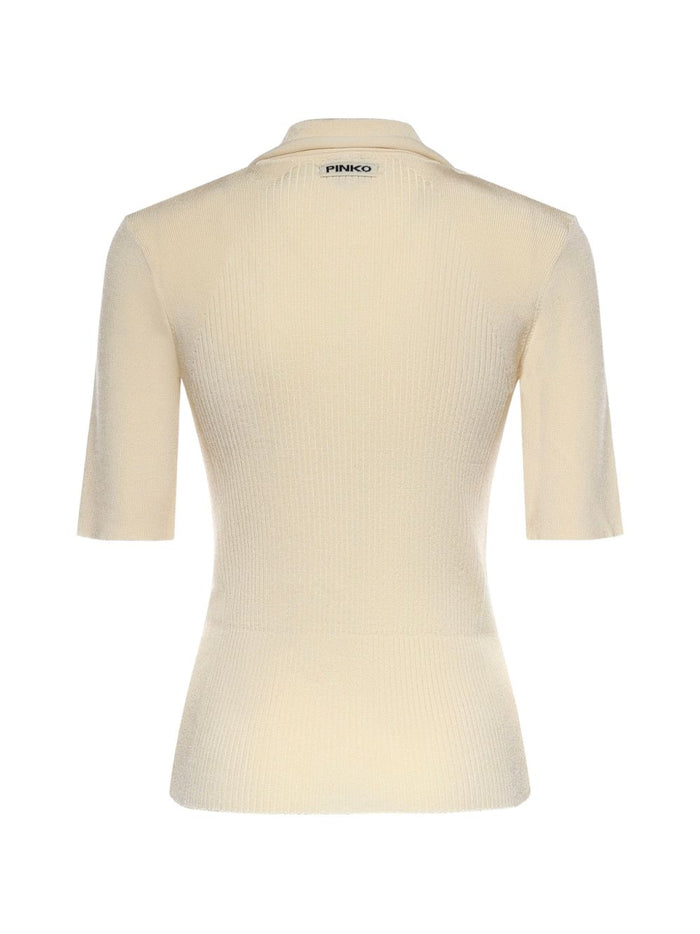 Pinko T-shirts and Polos Beige Angora