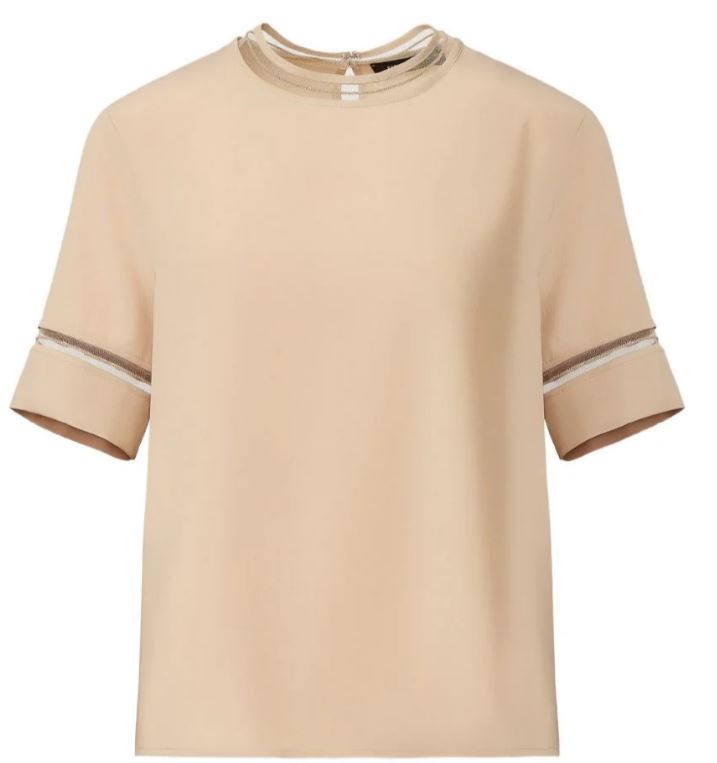 Fabiana Filippi Top Beige