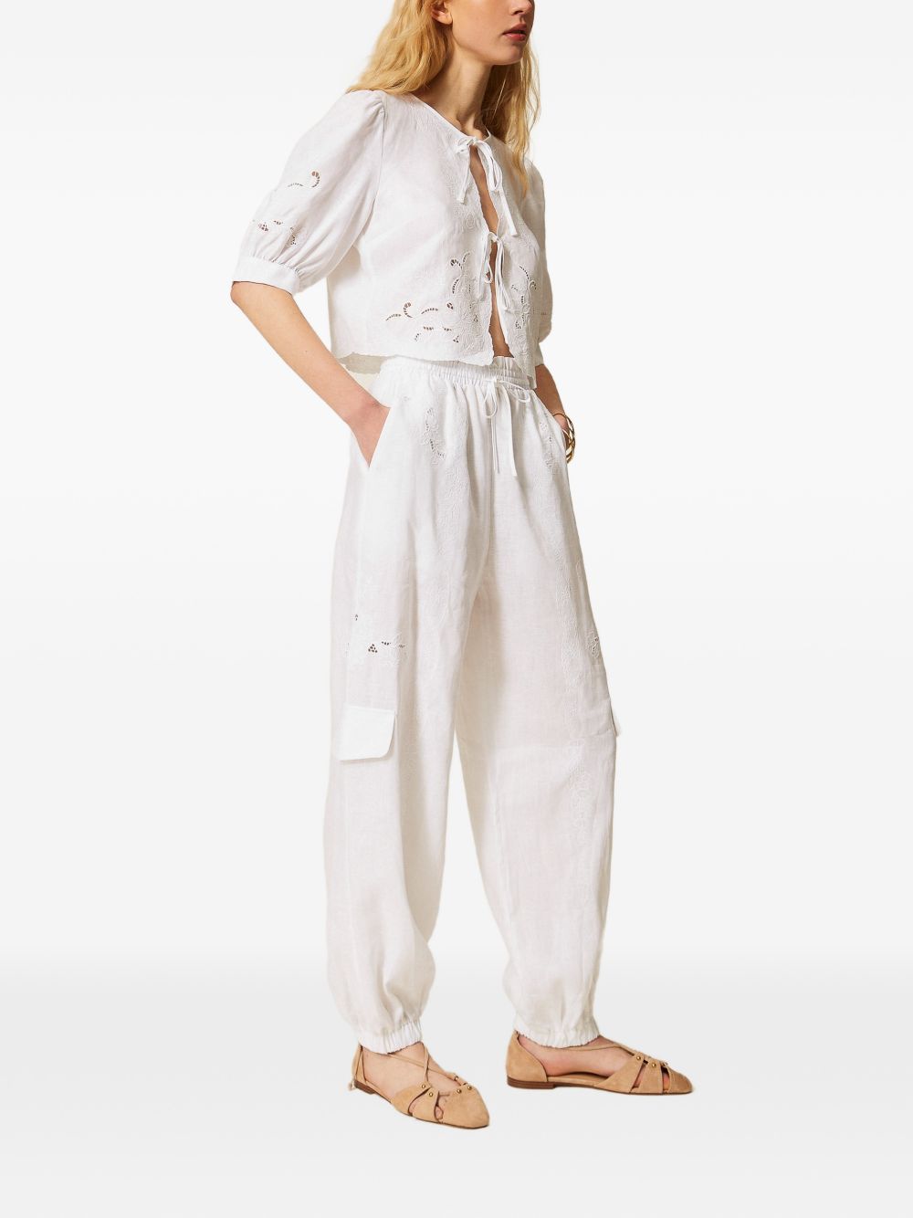 Twin-set Trousers White