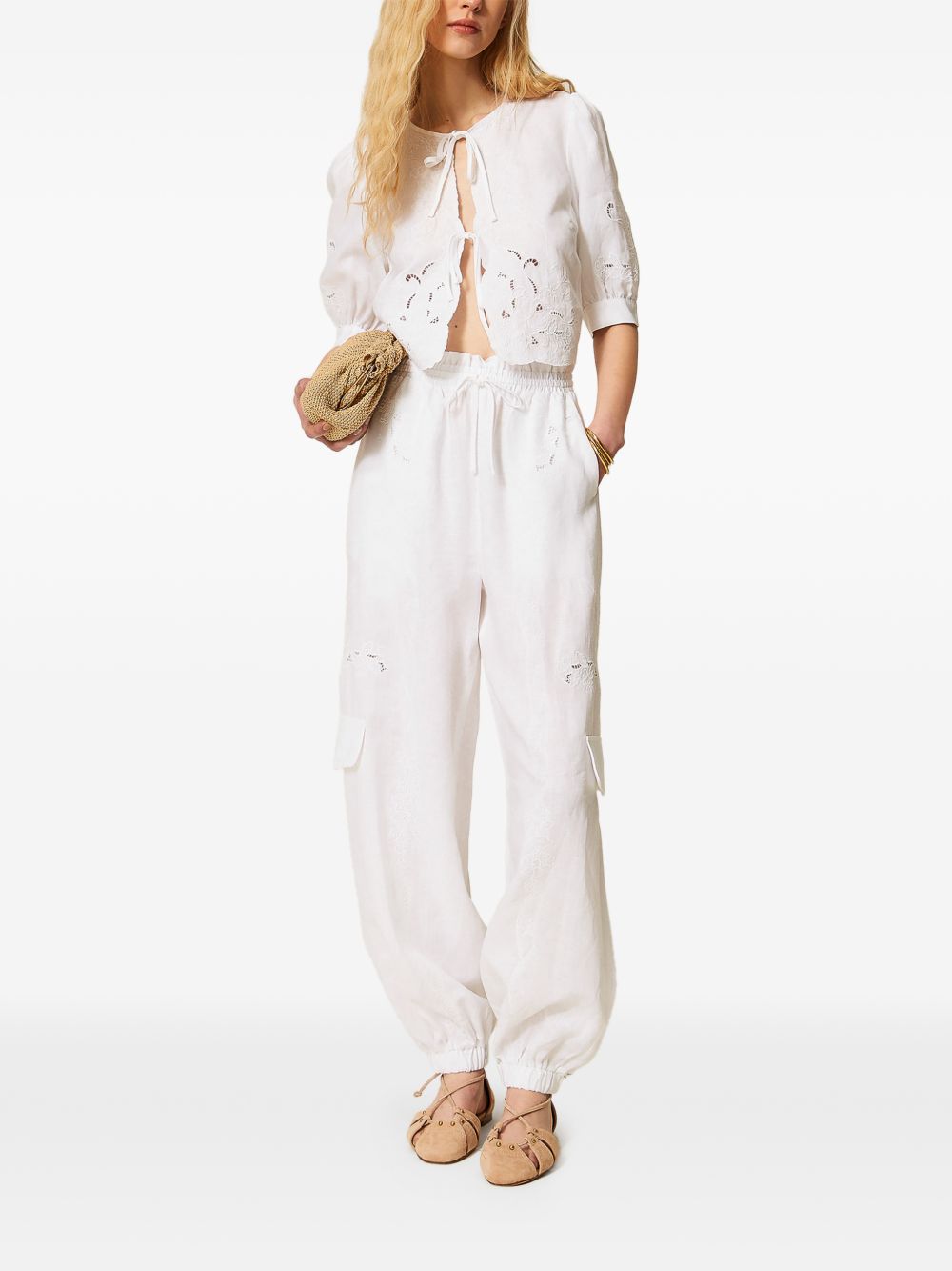 Twin-set Trousers White