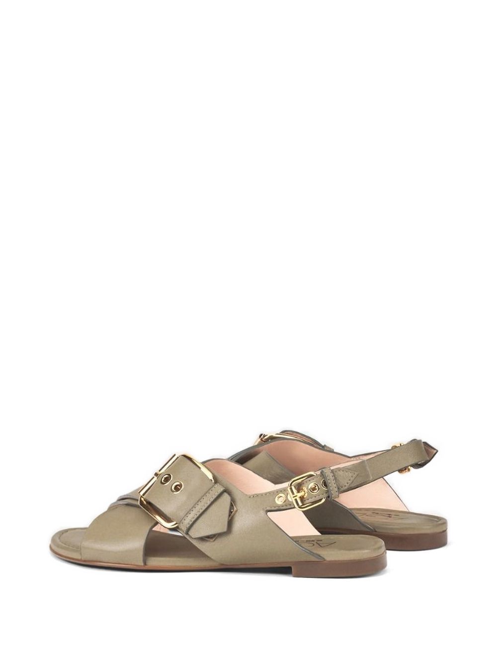 AGL Flat shoes Safari Leather