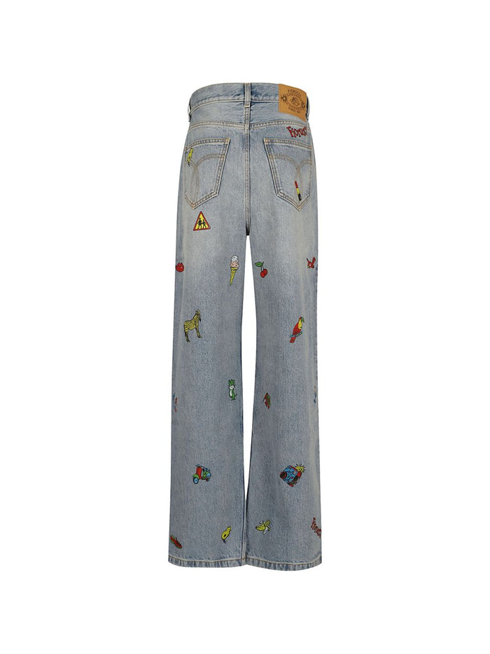Fiorucci Jeans Blue Cotton