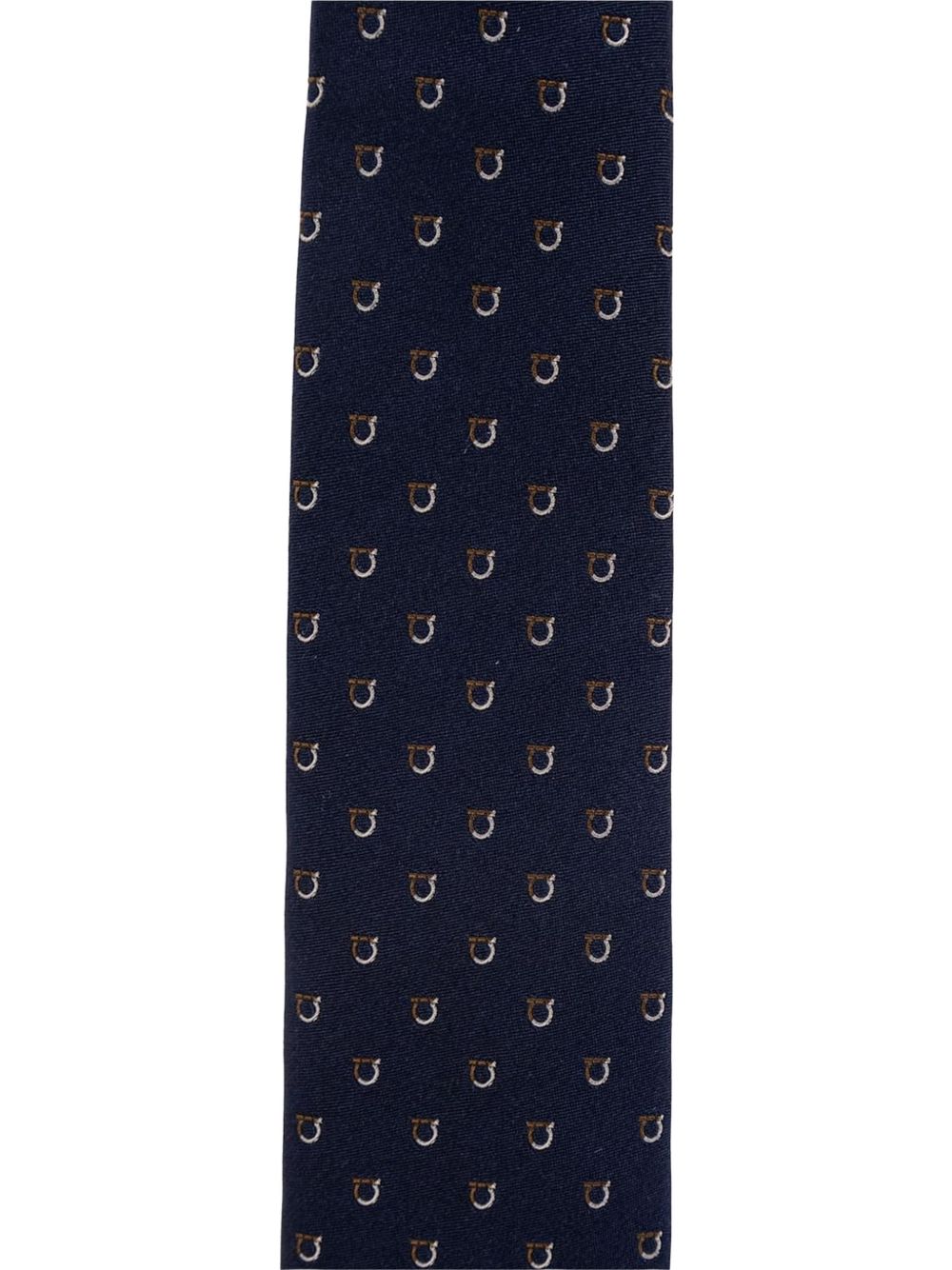 Salvatore Ferragamo Ties Navy Blue Silk