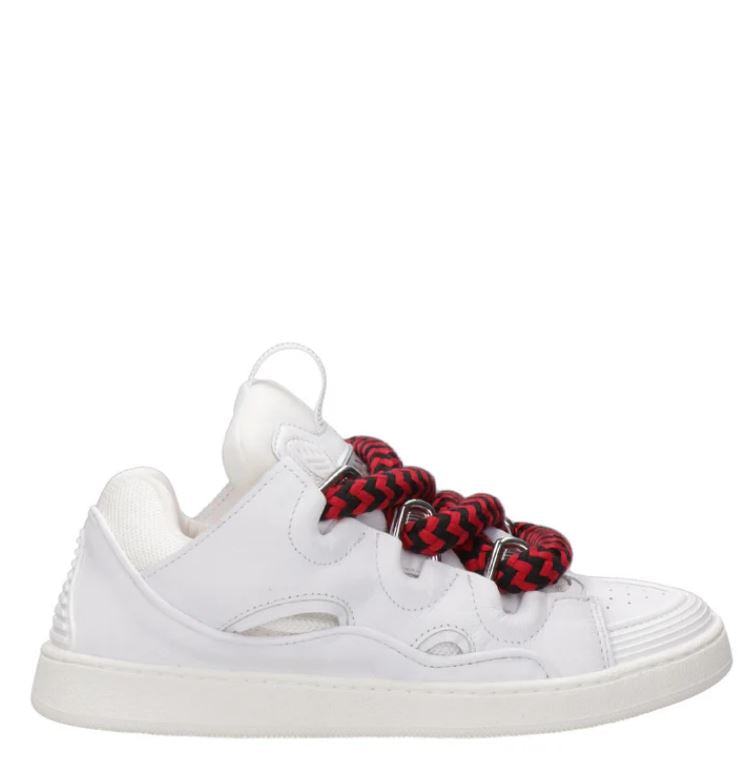 Lanvin Flat shoes White Fab Oth Mat