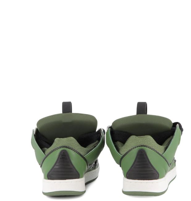 Lanvin Flat shoes Green Fab Oth Mat