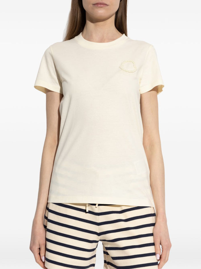 Moncler T-Shirts And Polos Ivory