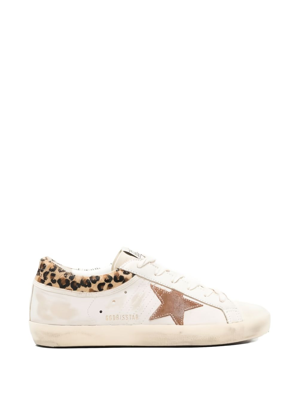 Golden Goose Flat shoes White / Leopard