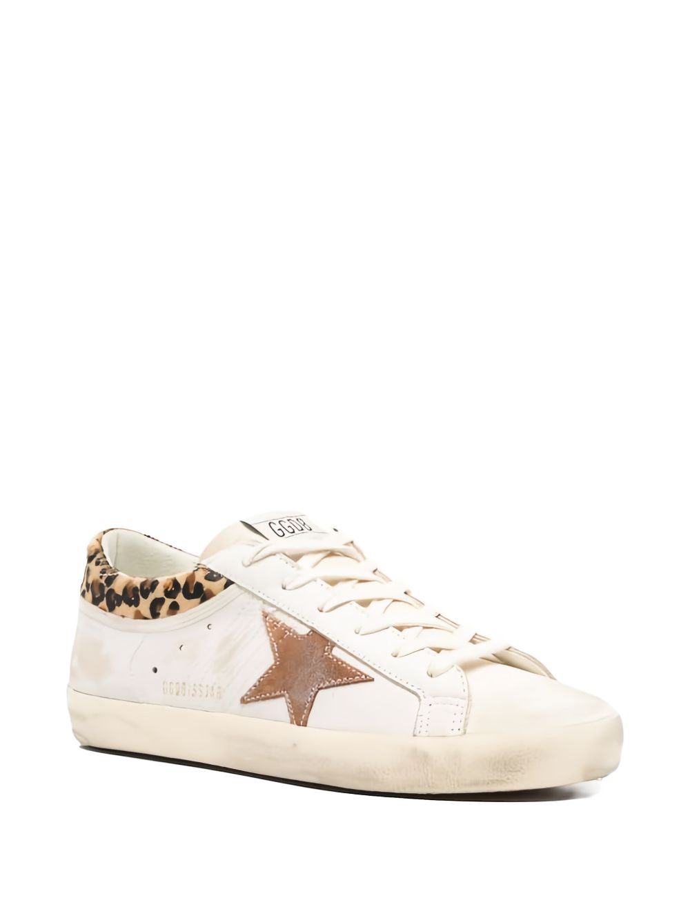 Golden Goose Flat shoes White / Leopard