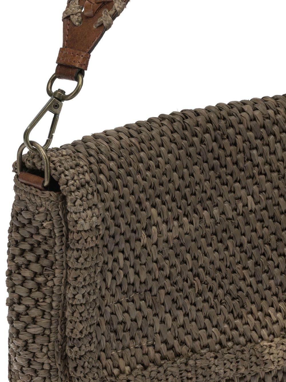 IBELIV Bags Dark Tea Raffia