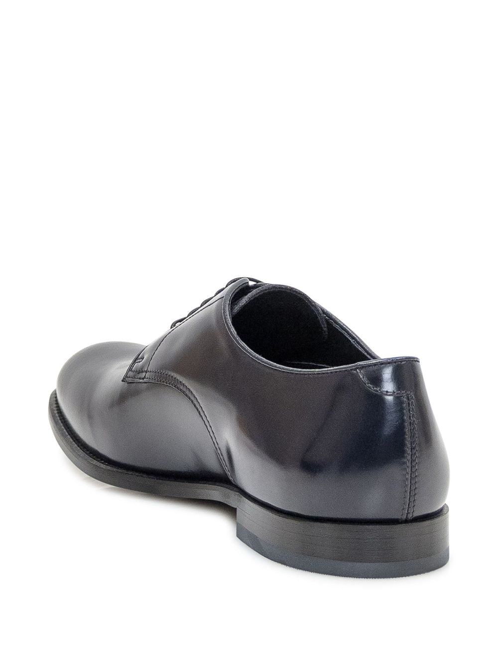 Doucals Flat Shoes Blue Leather Upper