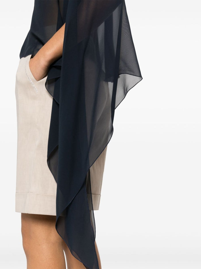Antonelli Firenze Scarfs Navy Blue