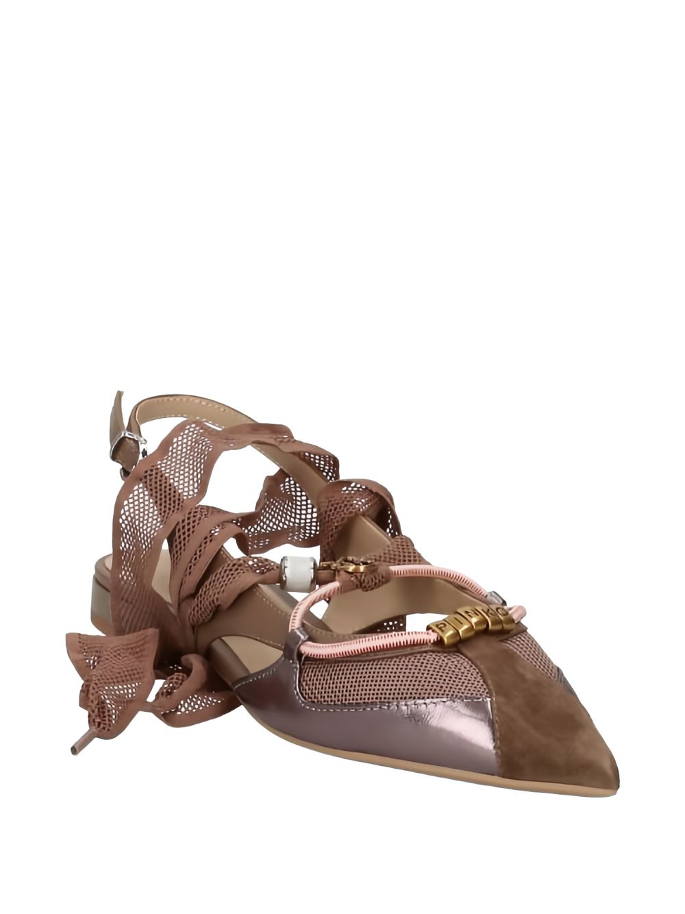 Pinko Flat shoes Brown