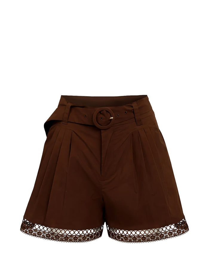 Twin-set Shorts Coffee Liquer