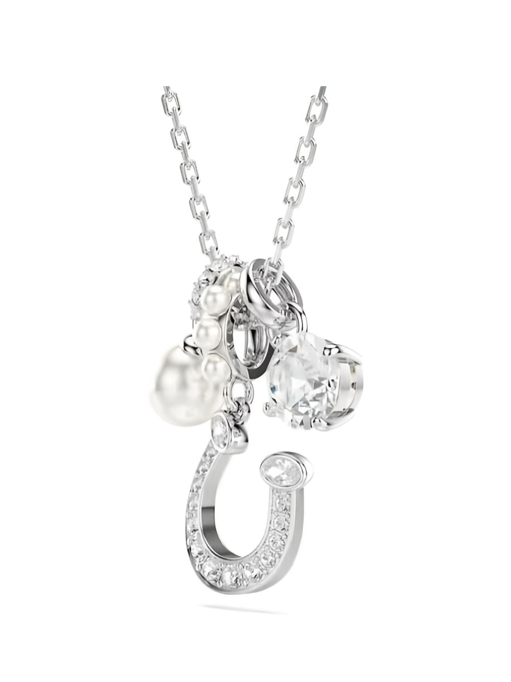 Swaroski Bijoux Silver / White