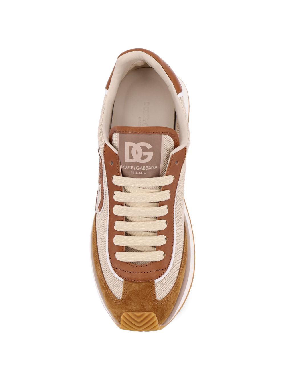 Dolce & Gabbana Flat shoes Avorio/cammello Canvas