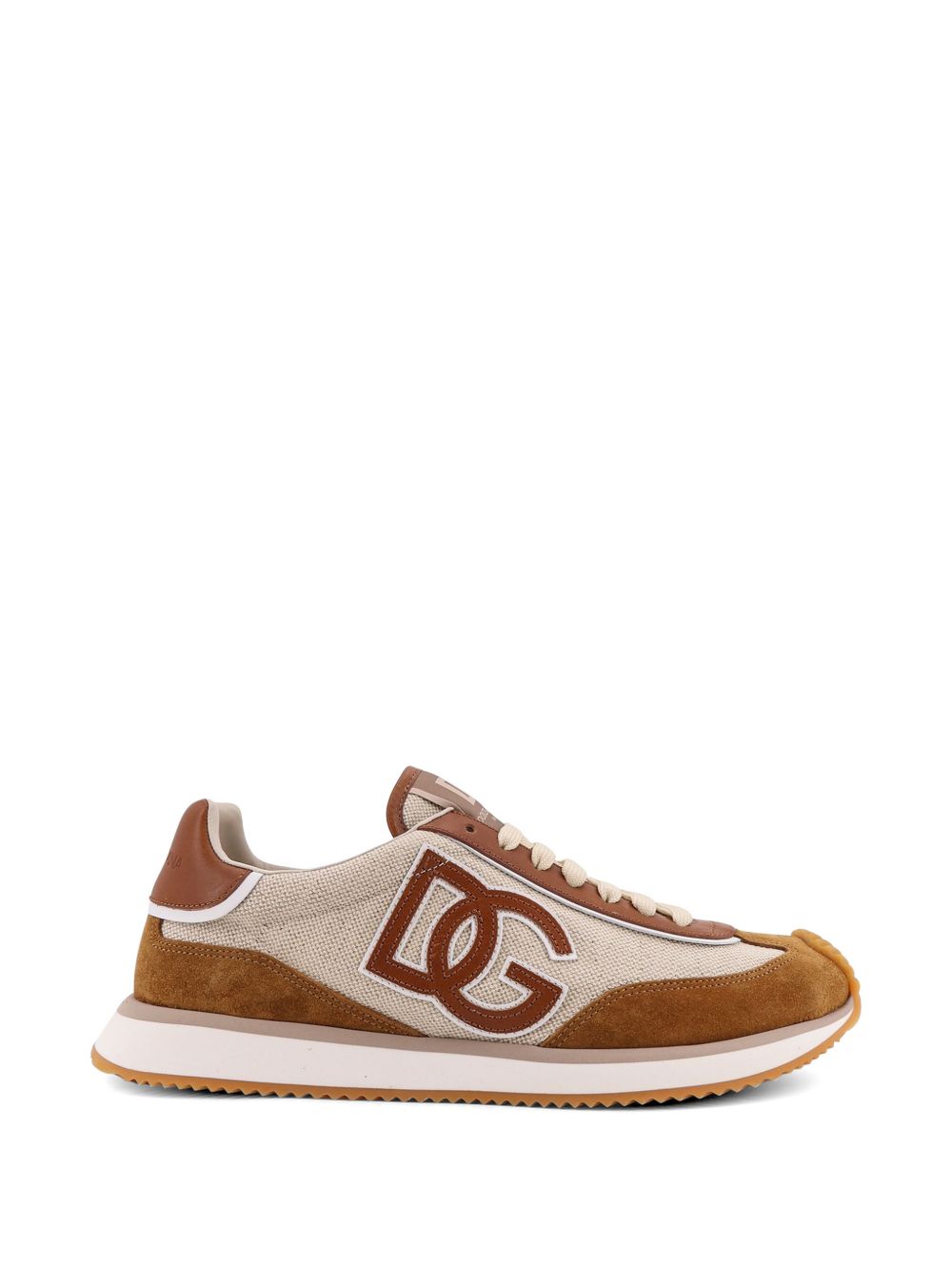 Dolce & Gabbana Flat shoes Avorio/cammello Canvas