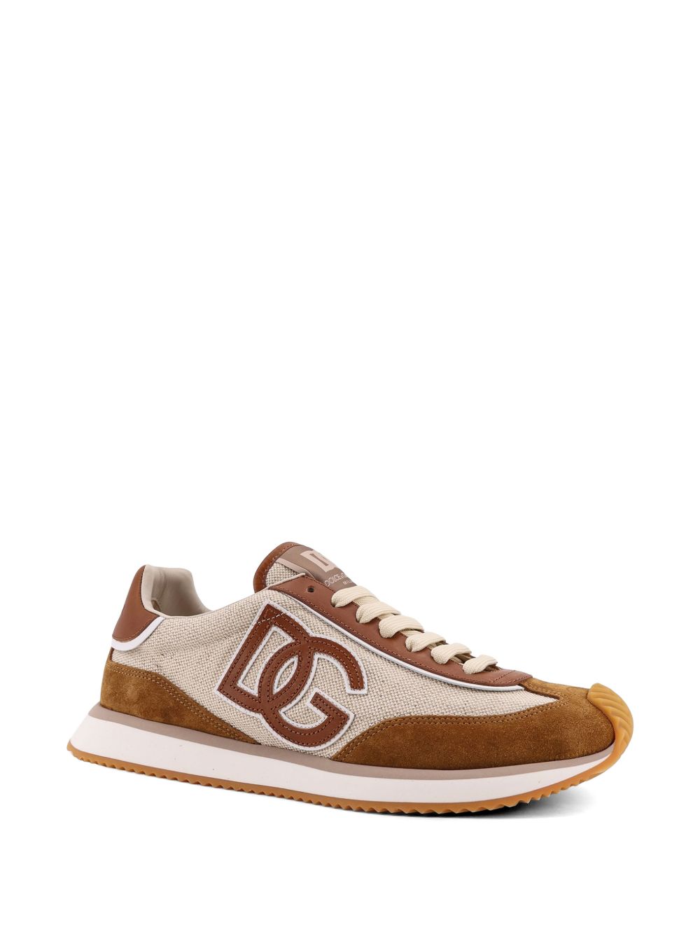 Dolce & Gabbana Flat shoes Avorio/cammello Canvas