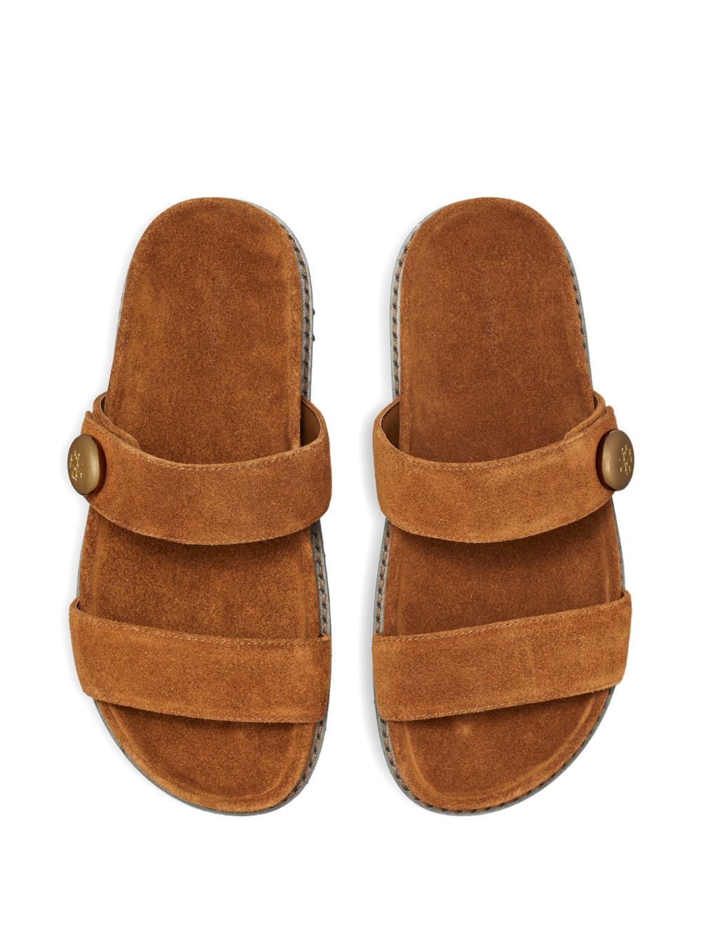 Tory Burch Sandals Tan Suede