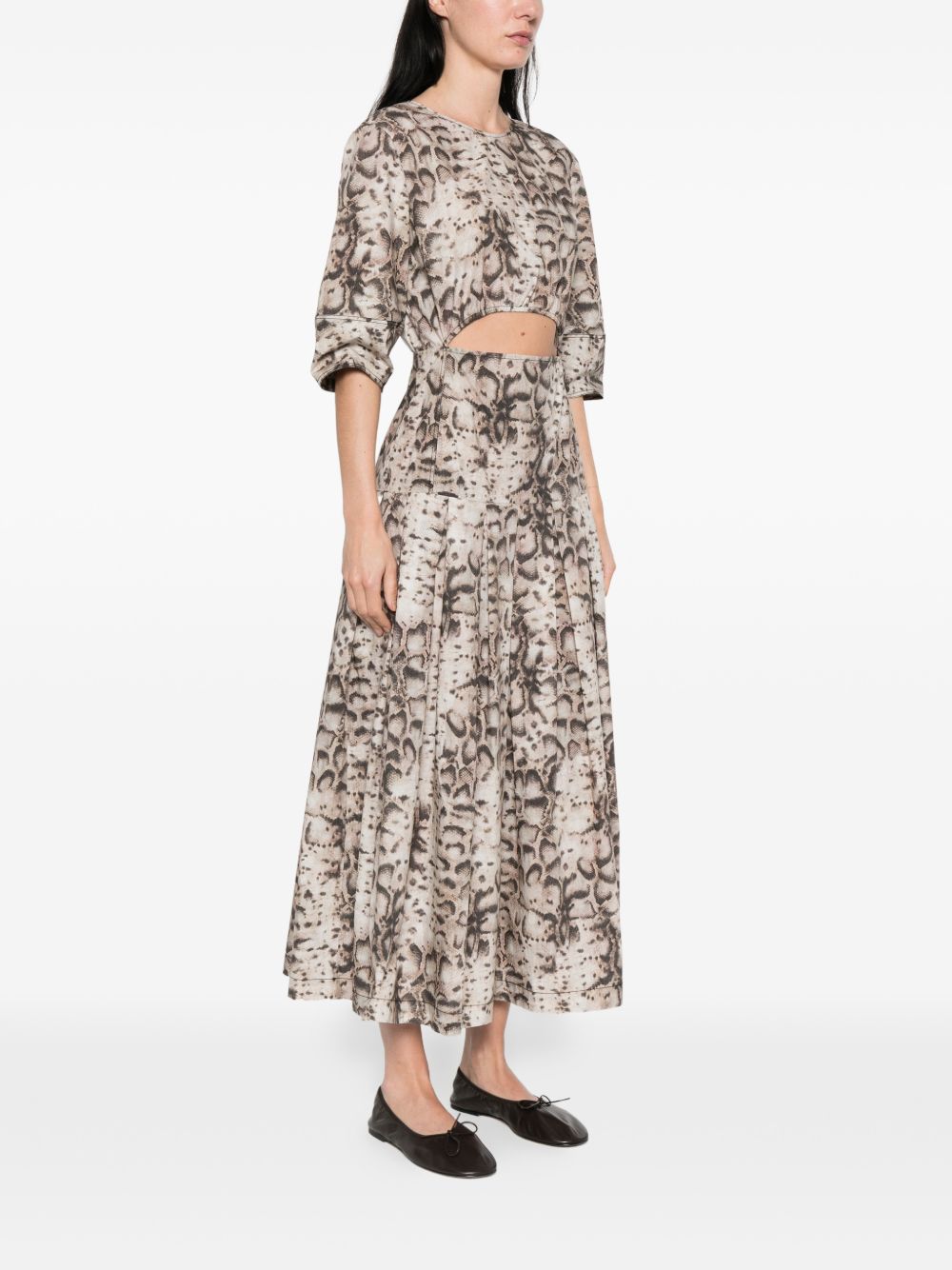 Pinko Dresses Beige Nero