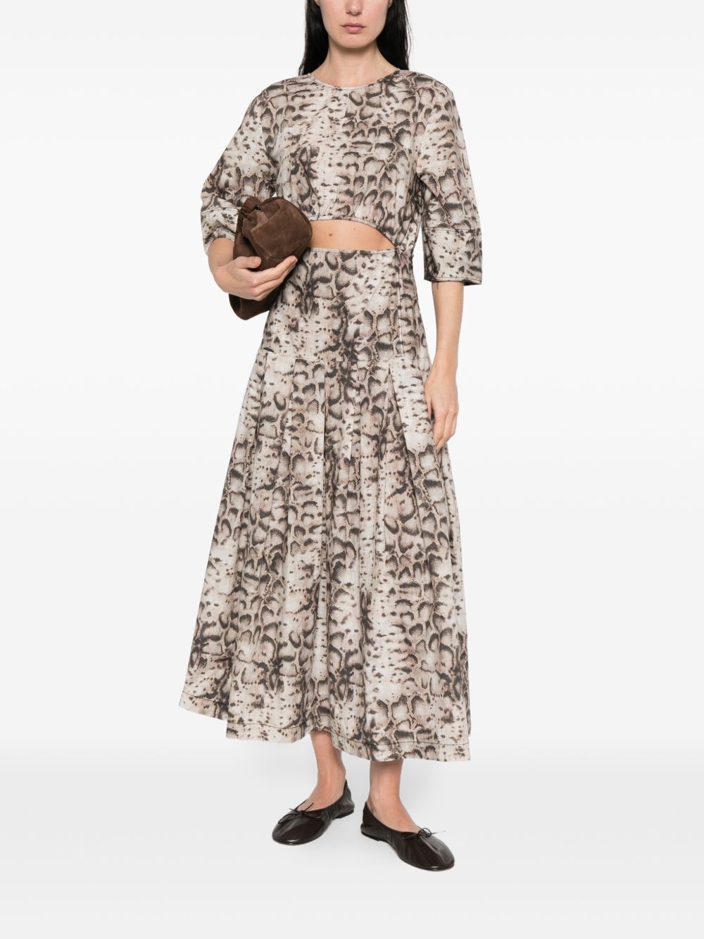 Pinko Dresses Beige Nero