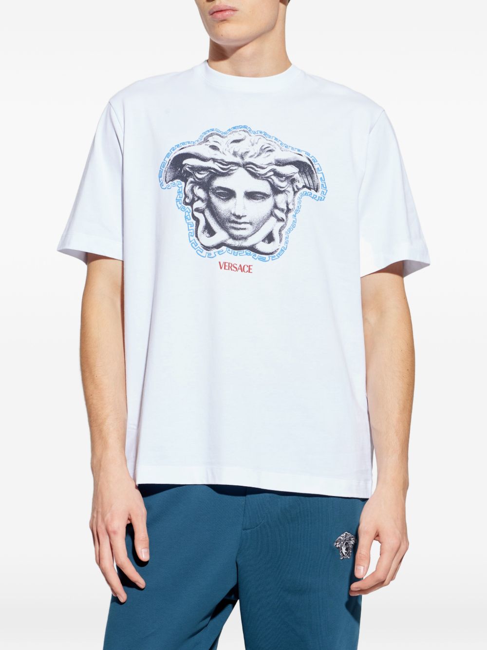 Versace T-Shirts And Polos White