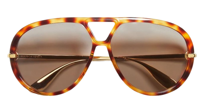 Bottega Veneta Sunglasses Gold-brown